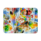 おとぎお洒落らい物語イラストレーション マグネット (横)