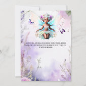 おとぎお洒落り姫のアフリカ系アメリカ人 招待状 (裏面)