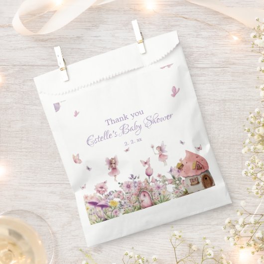おとぎお洒落話の赤ちゃんシャワーバッグ フェイバーバッグ (クリップ留めされた状態)