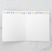 おとぎお洒落話ドラゴンベビーシャワー サンキューカード (内部)