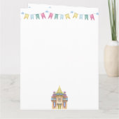 おとぎお洒落話ドラゴンベビーシャワー サンキューカード (裏面)