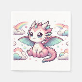 おとぎお洒落話ドラゴンベビーシャワー スタンダードカクテルナプキン (正面)