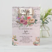 おとぎお洒落話ブックファースト誕生日 招待状 (スタンド正面)