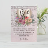 おとぎお洒落話ブックベビーシャワー サンキューカード (スタンド正面)