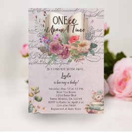 おとぎお洒落話ブックベビーシャワー 招待状