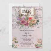 おとぎお洒落話ブックベビーシャワー 招待状 (正面)