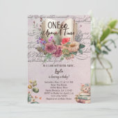 おとぎお洒落話ブックベビーシャワー 招待状 (スタンド正面)