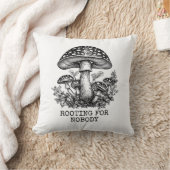 おとぎのキノコのクッションカバー - 植物のアクセント クッション (ブランケット)