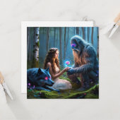 おとぎのグリーティングカード カード (正面/裏面インサイチュ)