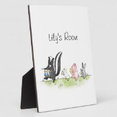 おとぎの動物マーチングバンド オーダーメイド フォトプラーク (側面)