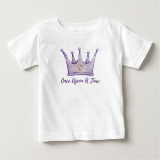 おとぎの国のプリンセスクラウンTシャツ ベビーTシャツ