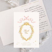 おとぎの国のプリンセス ミラー 誕生日パーティー サンキューカード