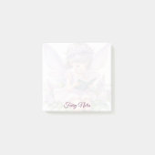 おとぎの国の妖精のパステルカラーのメモ帳 ポストイット (正面)