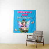 おとぎの国の妖精の誕生日テーマパーティーの装飾 タペストリー (インサイチュ)