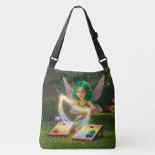 おとぎの国の妖精 ブライダルシャワー トート クロスボディバッグB (正面)