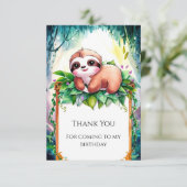 おとぎの国の子供たちのスロー 誕生日 サンキューカード (スタンド正面)