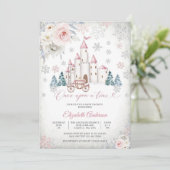 おとぎの城のベビーシャワー招待状 招待状 (スタンド正面)
