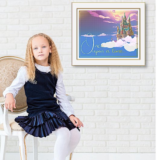 おとぎの城 箔ポスター