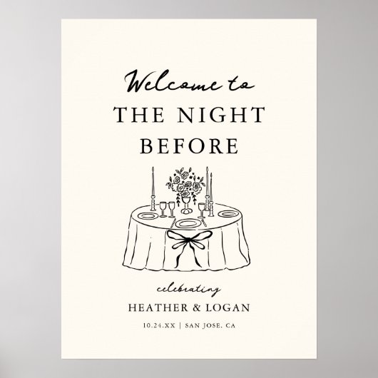 おとぎめいた翌日のリハーサルディナー ポスター (正面)