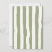 おとぎめいた花のカートのウェディングシャワーの招待状 招待状 (裏面)