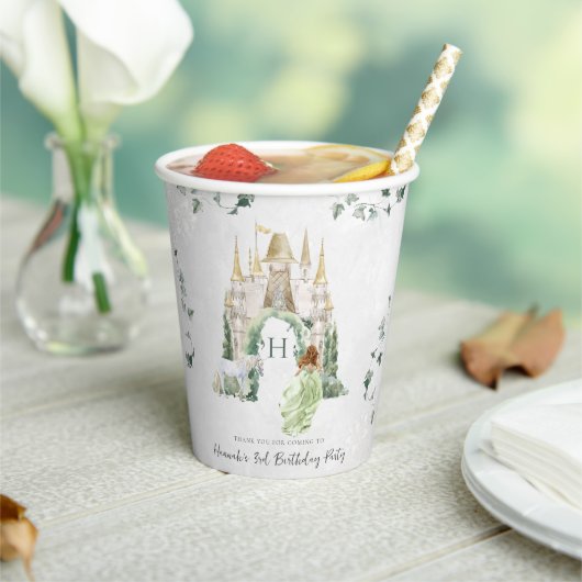 おとぎエレガントらい物語プリンセス |誕生日パーティー 紙コップ (インサイチュ)
