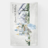 おとぎエレガント話 |プリンセス誕生日へようこそ 横断幕 (縦)