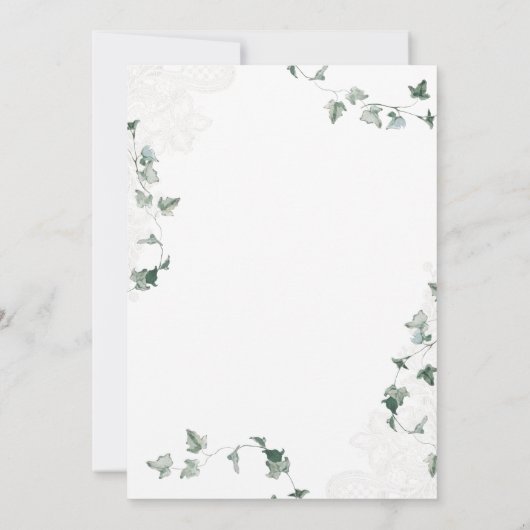 おとぎエレガント話 |プリンセス誕生日パーティー 招待状 (裏面)