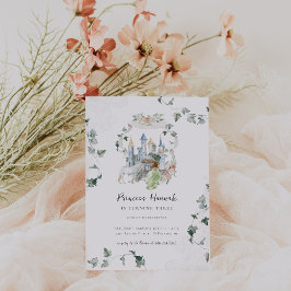 おとぎエレガント話 |プリンセス誕生日パーティー 招待状