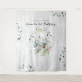 おとぎエレガント話 |プリンセス誕生日背景 タペストリー (正面)