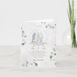 おとぎエレガント話 |冬のプリンセス誕生日 サンキューカード