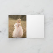 おとぎエレガント話 |冬のプリンセス誕生日 サンキューカード (内部)