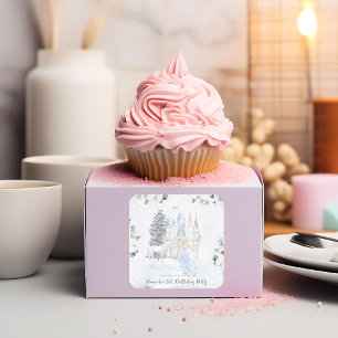 おとぎエレガント話  冬のプリンセス誕生日 スクエアシール