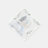 おとぎエレガント話 |冬のプリンセス誕生日 スタンダードカクテルナプキン (角)