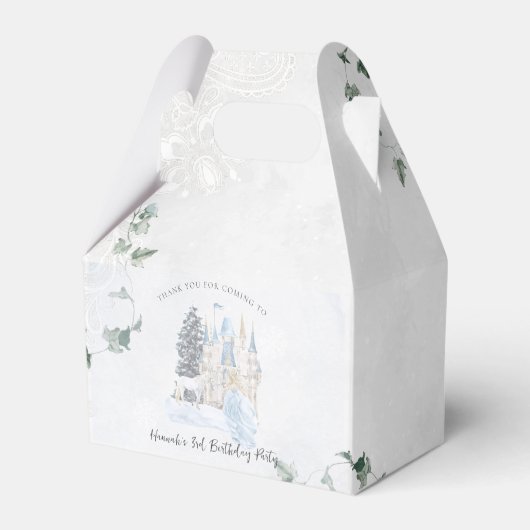 おとぎエレガント話 |冬のプリンセス誕生日 フェイバーボックス (裏面サイド)