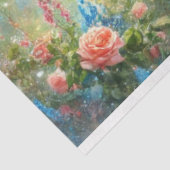 おとぎカラフル話の馬と花の女の子のデコページ 薄葉紙 (詳細)