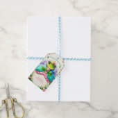 おとぎガーリーらい話カエルプリンセス誕生日パーティー ギフトタグ (より糸付き)