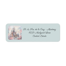 おとぎスペインのらい物語の新しい差出人住所ラベル ラベル