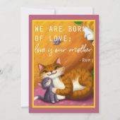 おとぎベビー猫お母さんのデイカード シーズンカード (正面)