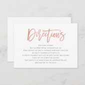 おとぎモダン話バラ金ゴールド結婚の方向カード エンクロージャーカード (正面/裏面)