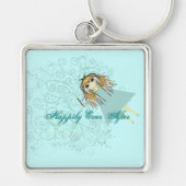 おとぎ与えり話を愛し結婚て キーホルダー (正面)