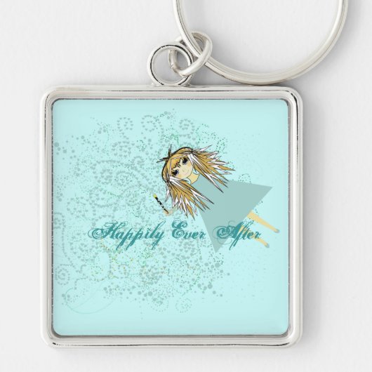 おとぎ与えり話を愛し結婚て キーホルダー (正面)