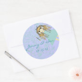 おとぎ与えり話を愛し結婚て ラウンドシール (封筒)