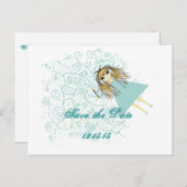 おとぎ与えり話を愛し結婚て 案内ポストカード (正面/裏面)