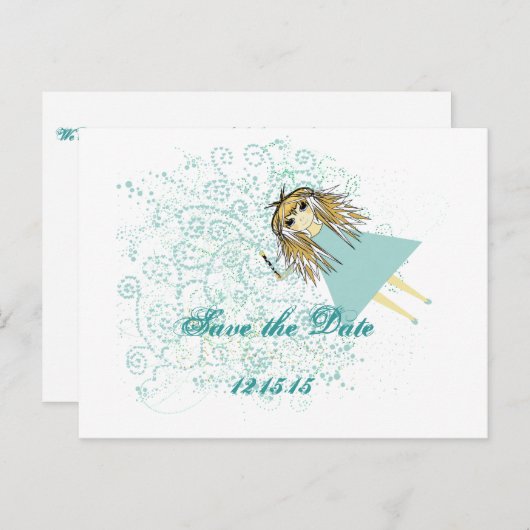 おとぎ与えり話を愛し結婚て 案内ポストカード (正面/裏面)