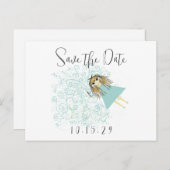 おとぎ与えり話を愛し結婚て 案内ポストカード (正面/裏面)