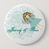 おとぎ与えり話を愛し結婚て 缶バッジ (正面)