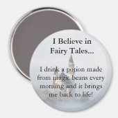 おとぎ信じり話や魔法豆に入った マグネット (正面/裏面)