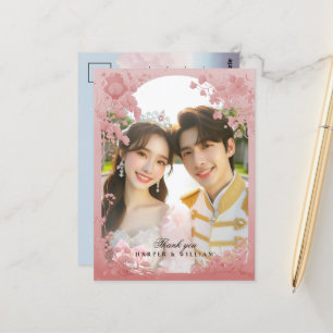 おとぎ感謝していこそ写真の結婚はがき ポストカード