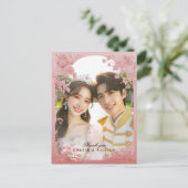 おとぎ感謝していこそ写真の結婚はがき ポストカード (スタンド正面)