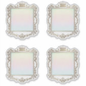 おとぎ王室のりフレームカスタムカットビニールのシール シール (正面)